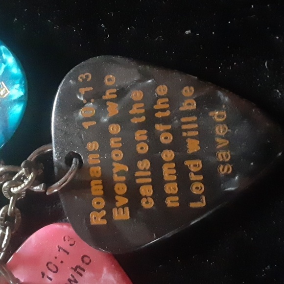 Guitar Pick Pendant Necklace - Picture 6 of 8